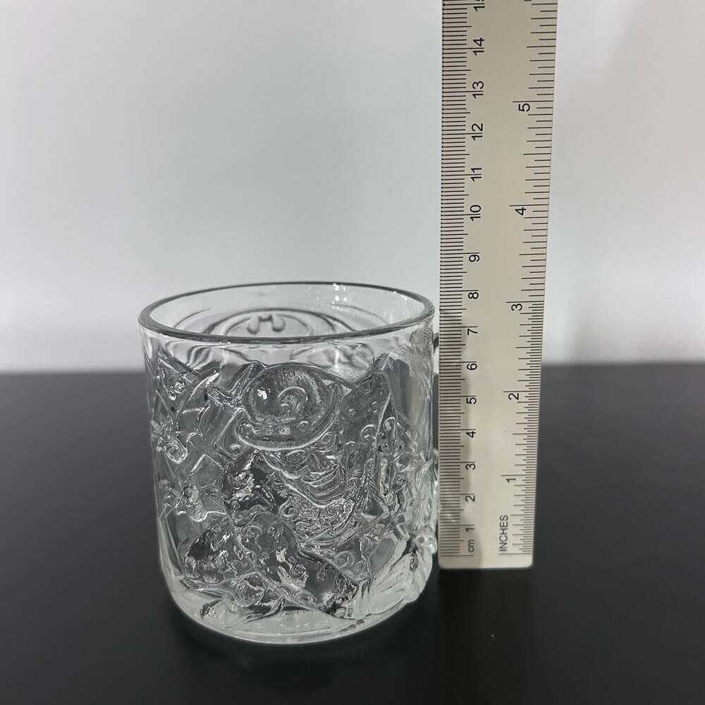 1995 McDonald’s Batman Forever THE RIDDLER Embossed Glass Mug DC Comics - Picture 5 of 5